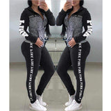 Toppick PINK Litter Yoga Sets Sport Top+Yoga Pants Fitness Clothing Sportwear Women Yoga Suit Sports Wear For Women Gym Clothing