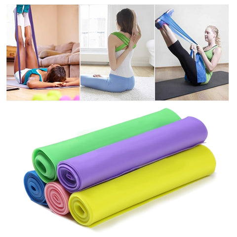 1.5m Fitness Exercise Resistance Bands Rubber Yoga Elastic Band Resistance Band Loop Rubber Power band Loops For Gym Training