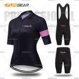 New Women Pro Cycling short sleeve Jersey Set Summer Breathable Sports Suit MTB Bike Clothing Female Bicycle Clothes Casual Wear