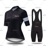 New Women Pro Cycling short sleeve Jersey Set Summer Breathable Sports Suit MTB Bike Clothing Female Bicycle Clothes Casual Wear