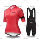 New Women Pro Cycling short sleeve Jersey Set Summer Breathable Sports Suit MTB Bike Clothing Female Bicycle Clothes Casual Wear