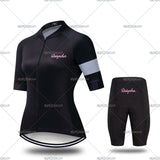 New Women Pro Cycling short sleeve Jersey Set Summer Breathable Sports Suit MTB Bike Clothing Female Bicycle Clothes Casual Wear