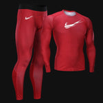 Running tights Sports suit Track suit Gym Man Autumn Winter Outdoor Jogging Thermal underwear  Compressed clothing