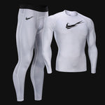 Running tights Sports suit Track suit Gym Man Autumn Winter Outdoor Jogging Thermal underwear  Compressed clothing