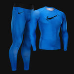 Running tights Sports suit Track suit Gym Man Autumn Winter Outdoor Jogging Thermal underwear  Compressed clothing