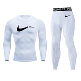 Running tights Sports suit Track suit Gym Man Autumn Winter Outdoor Jogging Thermal underwear  Compressed clothing