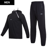 VANSYDICAL Gym Clothing Set Mens Womens Sportswear Running Fitness Training Weight Loss Sweating Sauna Sports Suit