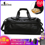 Shoulder Soft Leather Gym Bags Travel Bag for Men Men Sports Fitness Gymtas Duffel Training Luggage Tas Sac De Sport 2019 XA5WD