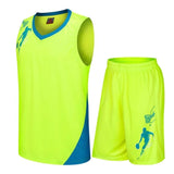 Kids Basketball Jersey Sets Uniforms kits Child Boys Girls Sports clothing Breathable Youth Training basketball jerseys shorts