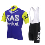 KAS cycling jersey set bike wear jersey set and bib shorts Gel Pad Outdoor sports Cycling clothing ropa Ciclismo  MTB