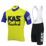 KAS cycling jersey set bike wear jersey set and bib shorts Gel Pad Outdoor sports Cycling clothing ropa Ciclismo  MTB