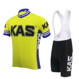 KAS cycling jersey set bike wear jersey set and bib shorts Gel Pad Outdoor sports Cycling clothing ropa Ciclismo  MTB