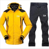 2018 NEW Daiwa  Fishing Clothing Sets Men Breathable Sports Wear Set Hiking Windproof Clothes Fishing Jacket And Pants