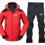 2018 NEW Daiwa  Fishing Clothing Sets Men Breathable Sports Wear Set Hiking Windproof Clothes Fishing Jacket And Pants