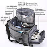 15 inch Gym Bag Multifunction Men Sports Bags Woman Fitness Bags Laptop